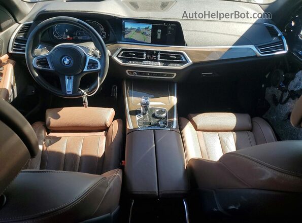 5UXTA6C09N9L07080 2022 BMW X5 Синий Вид панели приборов