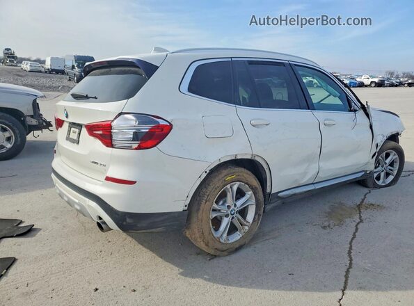 5UXTR7C50KLF26974 2019 BMW X3 Белый Задняя правая четверть