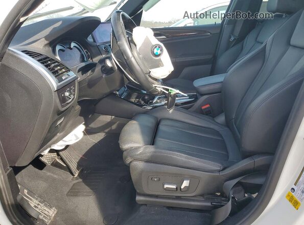 5UXTR7C50KLF26974 2019 BMW X3 Белый Вид салона спереди