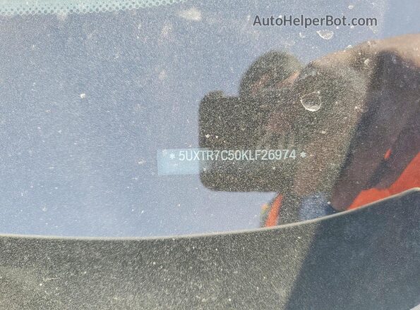 5UXTR7C50KLF26974 2019 BMW X3 Белый Вид наклейки с VIN-кодом