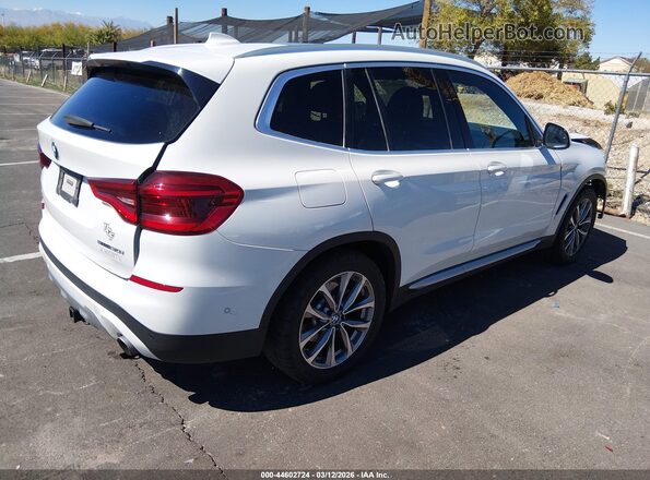 5UXTR7C50KLR53522 2019 BMW X3 Белый Задняя правая четверть