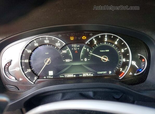 5UXTR7C54KLR44547 2019 BMW X3 Серебряный Вид щитка приборов