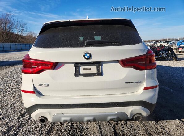 5UXTR7C56KLE93723 2019 BMW X3 Белый Вид сзади