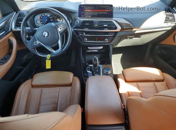 5UXTR7C56KLF25165 2019 BMW X3 Серебряный Вид панели приборов