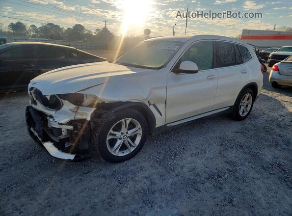 5UXTR7C58KLR48018 2019 BMW X3 White Передня ліва чверть