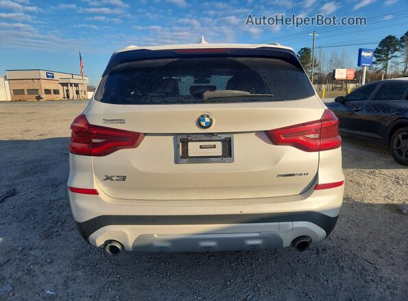 5UXTR7C58KLR48018 2019 BMW X3 White Вид ззаду