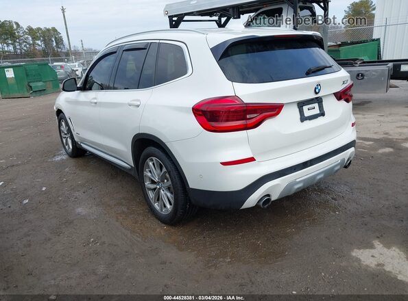 5UXTR9C50JLD61793 2018 BMW X3 Белый Задняя левая четверть
