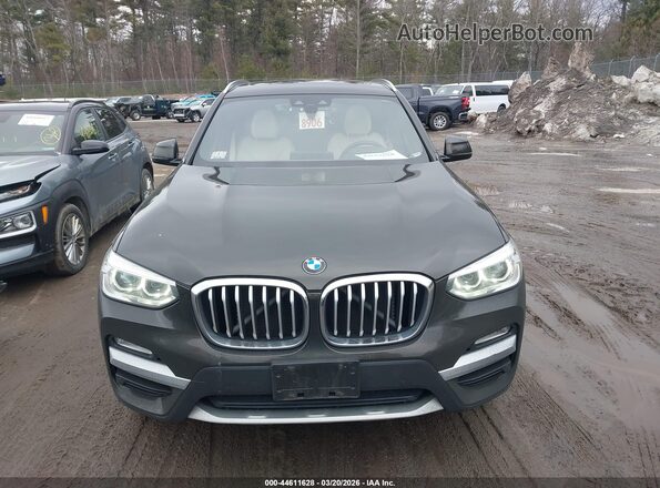 5UXTR9C51JLD60359 2018 BMW X3 Коричневый Вид щитка приборов