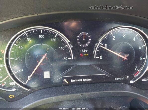 5UXTR9C51KLE14132 2019 BMW X3 Синий Вид задних сидений