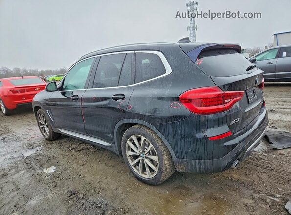 5UXTR9C52KLR04978 2019 BMW X3 Black Tył lewy