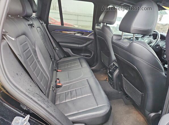 5UXTR9C52KLR04978 2019 BMW X3 Black Widok wnętrza z tyłu