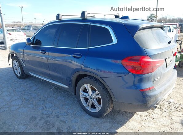 5UXTR9C53KLR06819 2019 BMW X3 Синий Задняя левая четверть