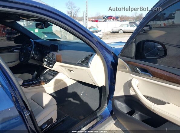 5UXTR9C53KLR06819 2019 BMW X3 Синий Вид салона спереди