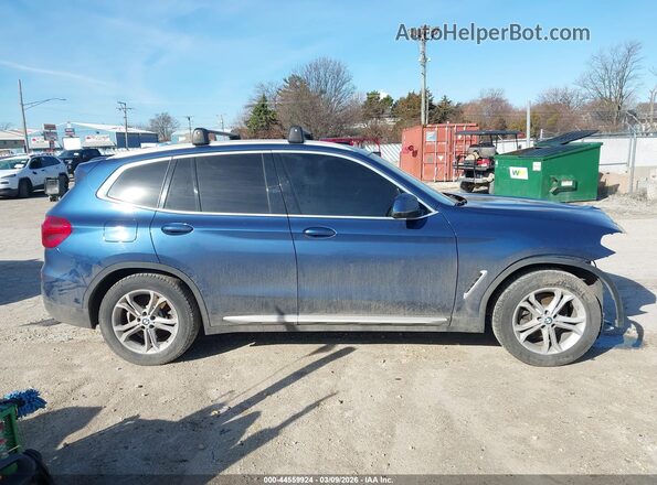 5UXTR9C53KLR06819 2019 BMW X3 Синий Вид задней части салона