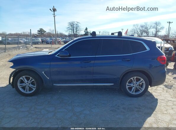 5UXTR9C53KLR06819 2019 BMW X3 Синий Панорамный вид салона 360°