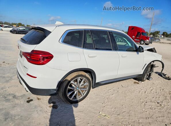 5UXTR9C54KLD96449 2019 BMW X3 Белый Задняя правая четверть