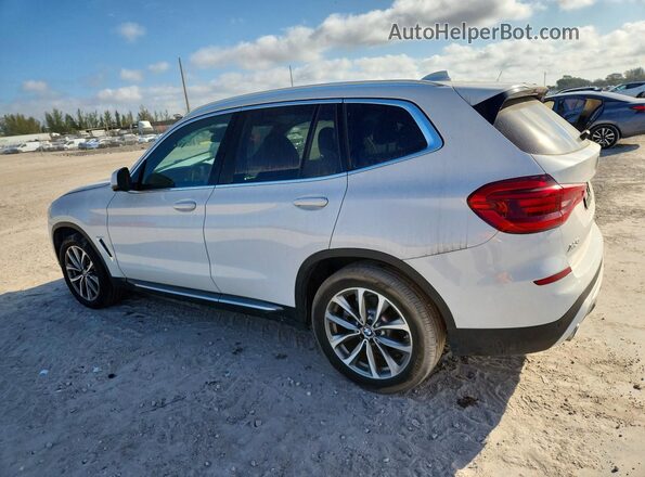 5UXTR9C54KLD96449 2019 BMW X3 Белый Задняя левая четверть