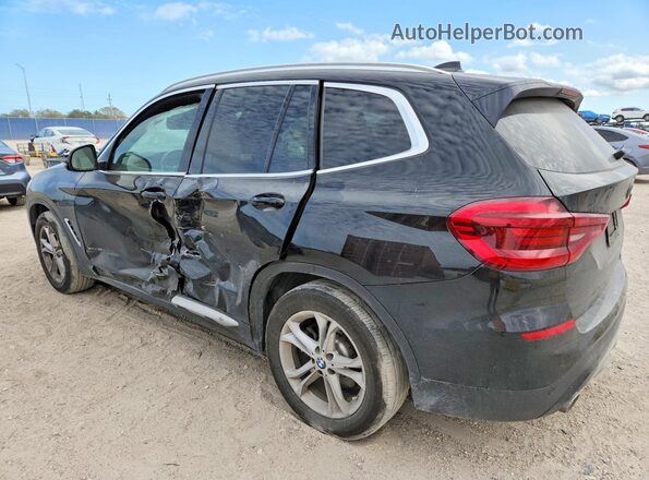5UXTR9C55JLC77744 2018 BMW X3 Черный Задняя левая четверть