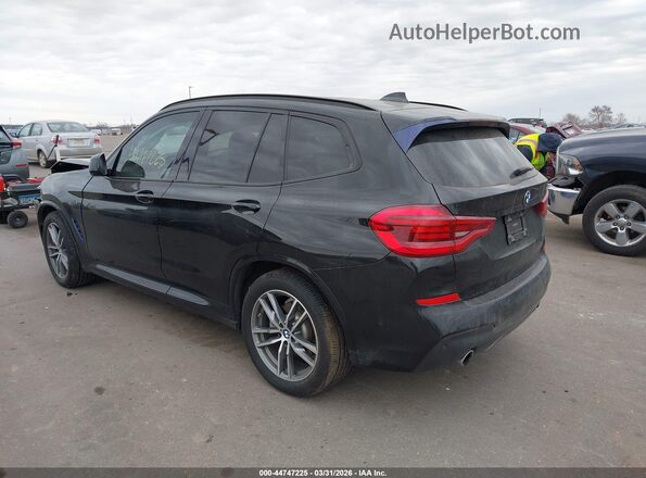 5UXTR9C55JLD74670 2018 BMW X3 Черный Задняя левая четверть