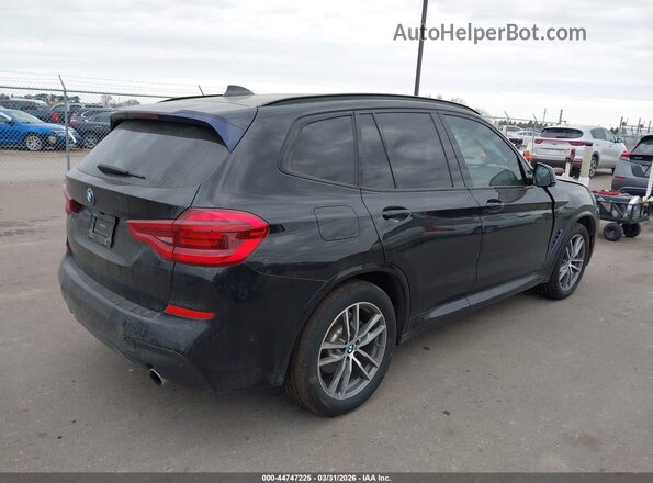 5UXTR9C55JLD74670 2018 BMW X3 Черный Задняя правая четверть