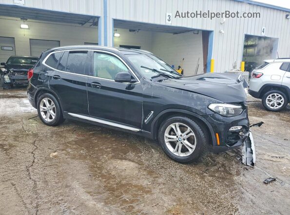 5UXTR9C56KLD90684 2019 BMW X3 Черный Передняя правая четверть
