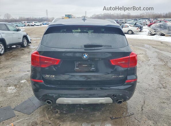 5UXTR9C56KLD90684 2019 BMW X3 Черный Вид сзади