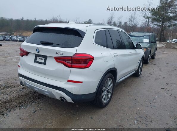 5UXTR9C58JLC74756 2018 BMW X3 Белый Задняя правая четверть