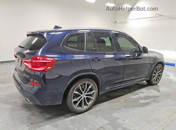 5UXTR9C58KLD93750 2019 BMW X3 Черный Задняя правая четверть