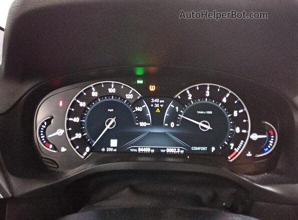 5UXTR9C58KLD93750 2019 BMW X3 Черный Вид щитка приборов