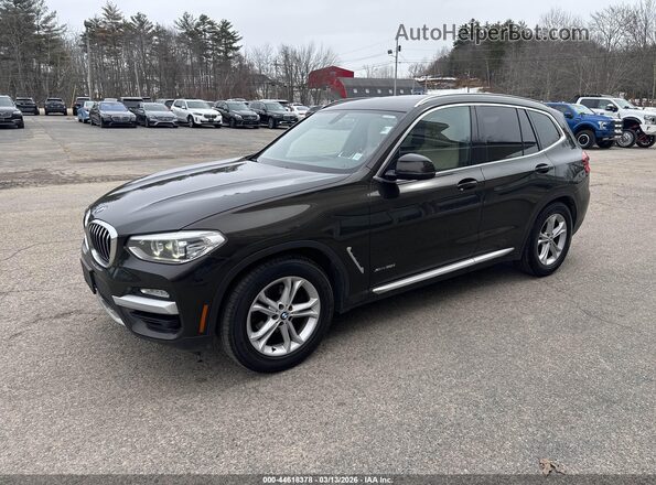 5UXTR9C59JLC75432 2018 BMW X3 Зеленый Передняя левая четверть