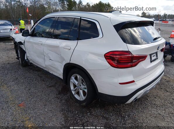 5UXTR9C5XJLD59744 2018 BMW X3 Белый Задняя левая четверть