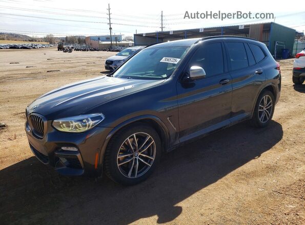 5UXTS3C57J0Z00328 2018 BMW X3 Черный Передняя левая четверть