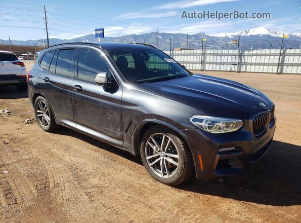 5UXTS3C57J0Z00328 2018 BMW X3 Черный Передняя правая четверть
