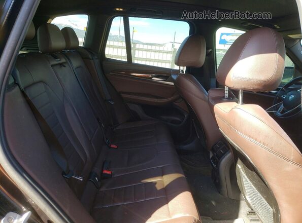 5UXTS3C57J0Z00328 2018 BMW X3 Черный Вид задних сидений