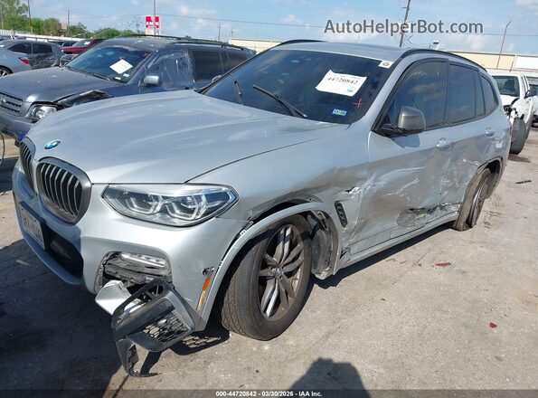 5UXTS3C57K0Z06549 2019 BMW X3 Серебряный Передняя левая четверть