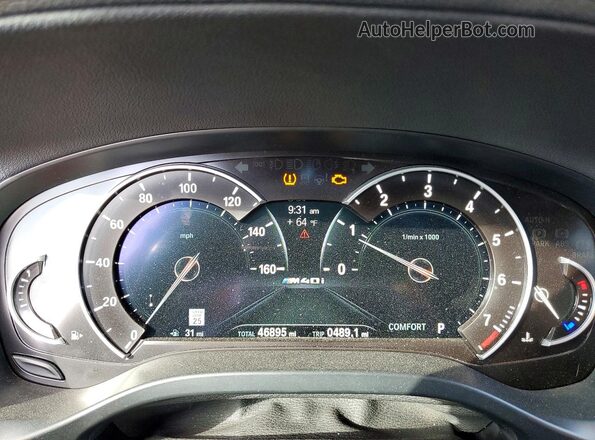 5UXTS3C5XK0Z06187 2019 BMW X3 Белый Вид щитка приборов