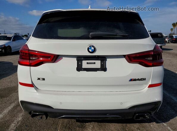 5UXTS3C5XK0Z06187 2019 BMW X3 Белый Вид сзади