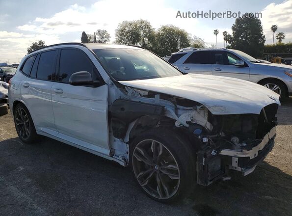 5UXTS3C5XK0Z06187 2019 BMW X3 Белый Передняя правая четверть