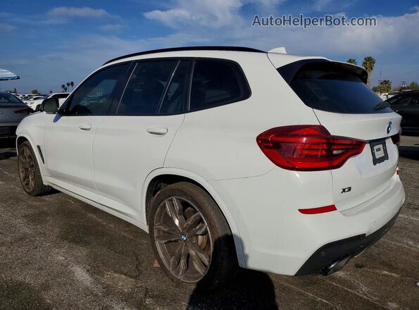 5UXTS3C5XK0Z06187 2019 BMW X3 Белый Задняя левая четверть