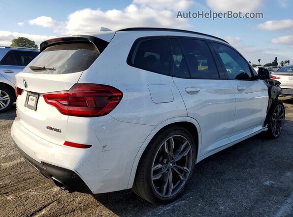 5UXTS3C5XK0Z06187 2019 BMW X3 Белый Задняя правая четверть