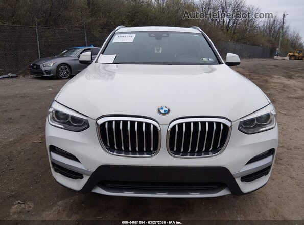 5UXTY3C00L9B63915 2020 BMW X3 Белый Вид спереди