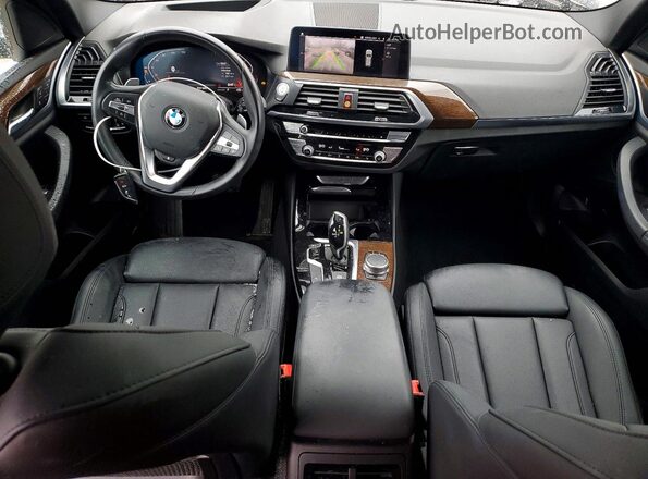 5UXTY3C01L9B89987 2020 BMW X3 Black Widok deski rozdzielczej