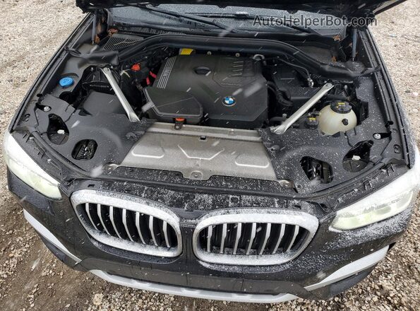 5UXTY3C01L9B89987 2020 BMW X3 Black Widok komory silnika