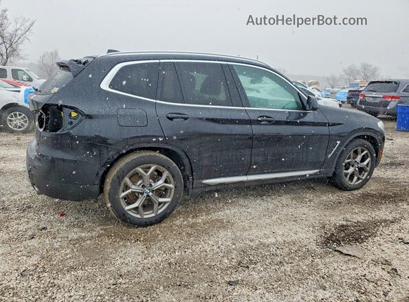 5UXTY3C01L9B89987 2020 BMW X3 Black Tył prawy
