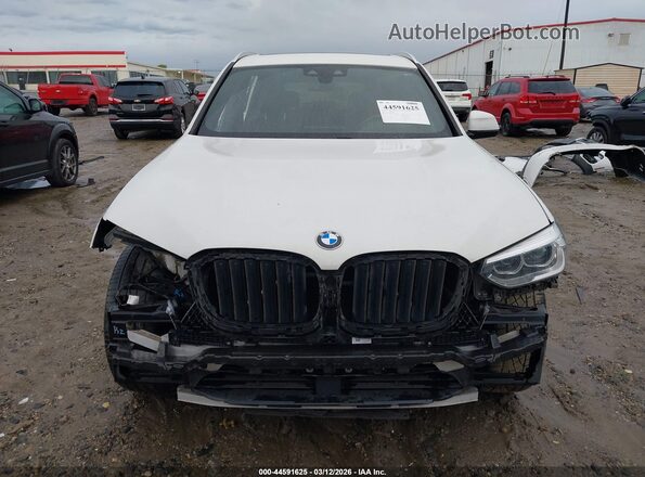 5UXTY3C01M9E87019 2021 BMW X3 White Вид задньої частини салону