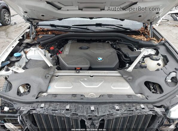 5UXTY3C01M9E87019 2021 BMW X3 White Вид ззаду