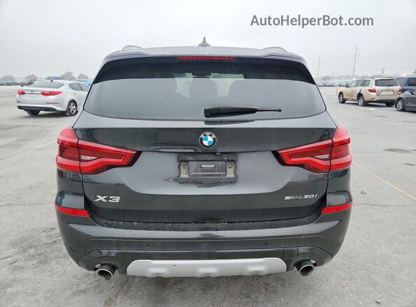5UXTY3C02L9D23759 2020 BMW X3 Черный Вид сзади