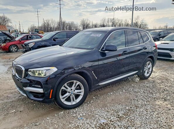 5UXTY3C03L9C78590 2020 BMW X3 Black Przód lewy