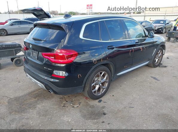 5UXTY3C05L9C15250 2020 BMW X3 Черный Задняя правая четверть