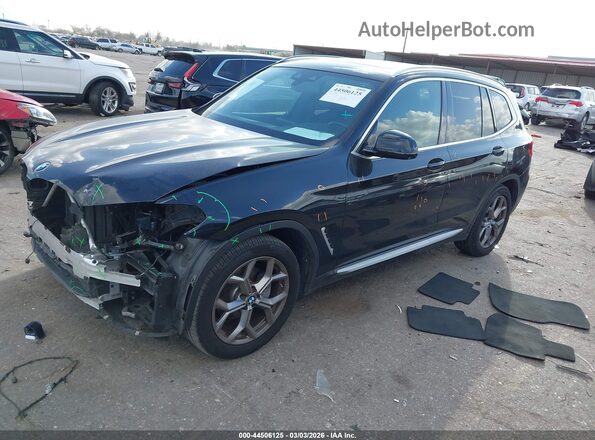 5UXTY3C05L9C15250 2020 BMW X3 Черный Передняя левая четверть